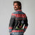 Alien Christmas Long Sleeve Polo Shirt Xmas Holiday Patterns - Wonder Print Shop