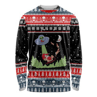 Alien Christmas Long Sleeve Shirt Xmas Holiday Patterns - Wonder Print Shop