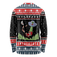 Alien Christmas Long Sleeve Shirt Xmas Holiday Patterns - Wonder Print Shop