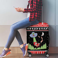 Alien Christmas Luggage Cover Xmas Holiday Patterns - Wonder Print Shop