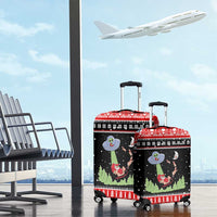 Alien Christmas Luggage Cover Xmas Holiday Patterns - Wonder Print Shop