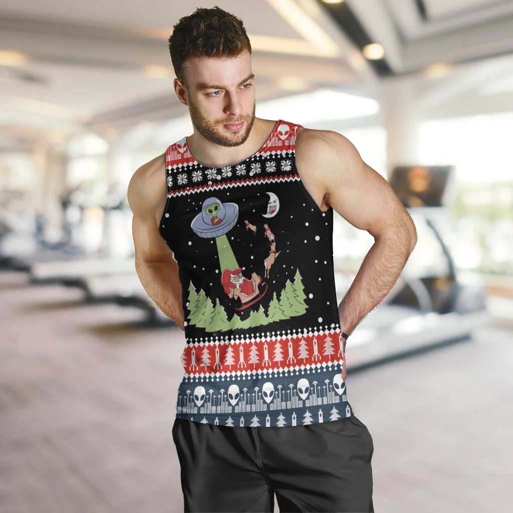 Alien Christmas Men Tank Top Xmas Holiday Patterns - Wonder Print Shop
