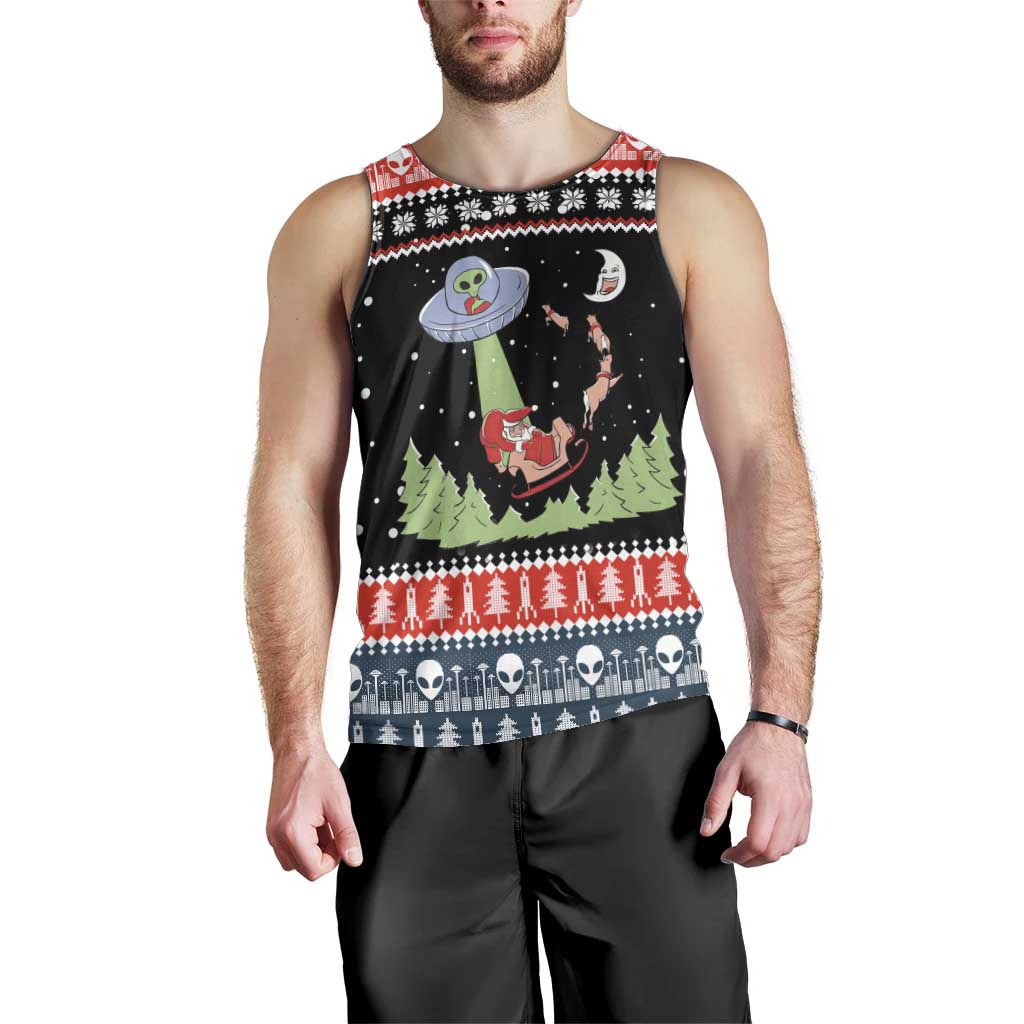 Alien Christmas Men Tank Top Xmas Holiday Patterns - Wonder Print Shop
