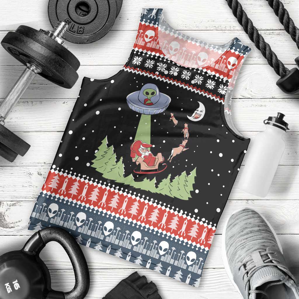 Alien Christmas Men Tank Top Xmas Holiday Patterns - Wonder Print Shop