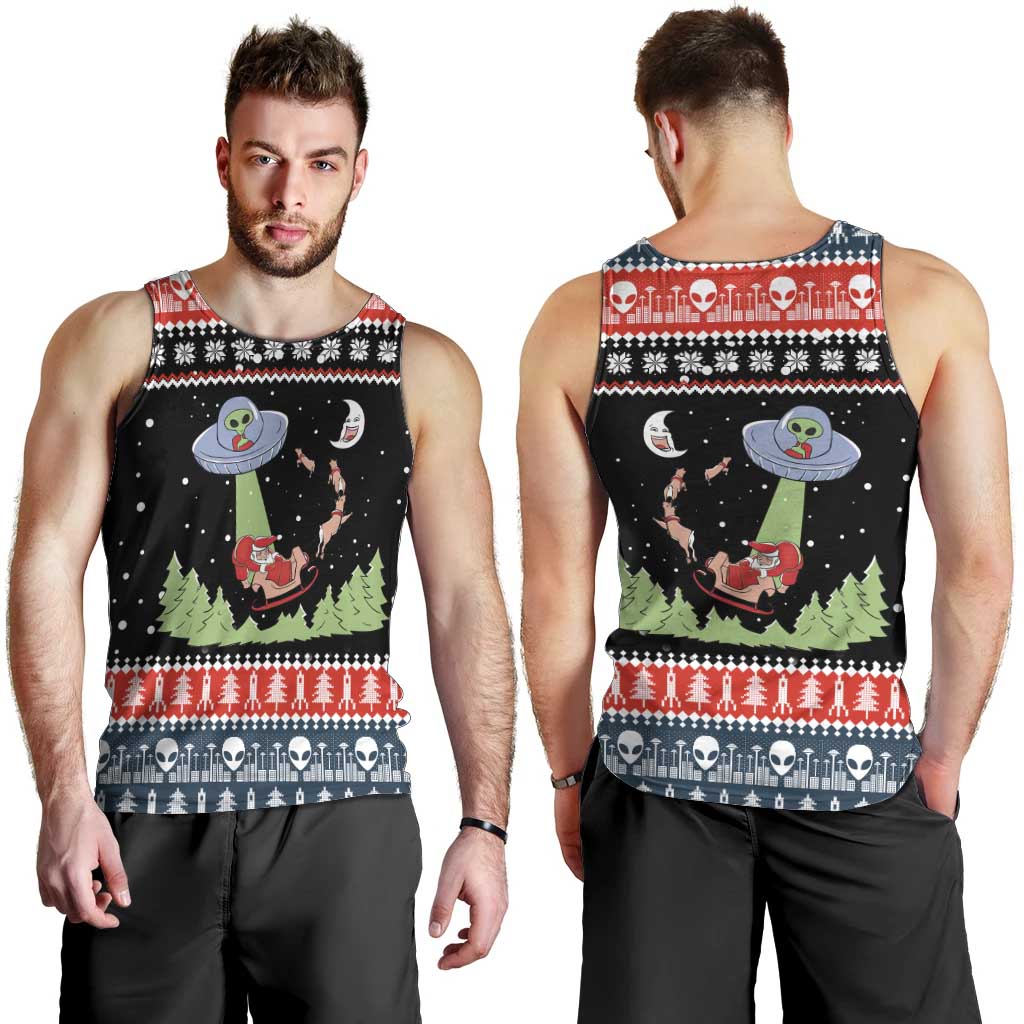 Alien Christmas Men Tank Top Xmas Holiday Patterns - Wonder Print Shop