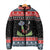 Alien Christmas Padded Jacket Xmas Holiday Patterns - Wonder Print Shop