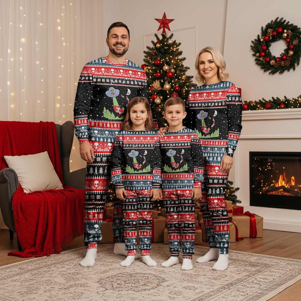 Alien Christmas Pajama Set Xmas Holiday Patterns - Wonder Print Shop