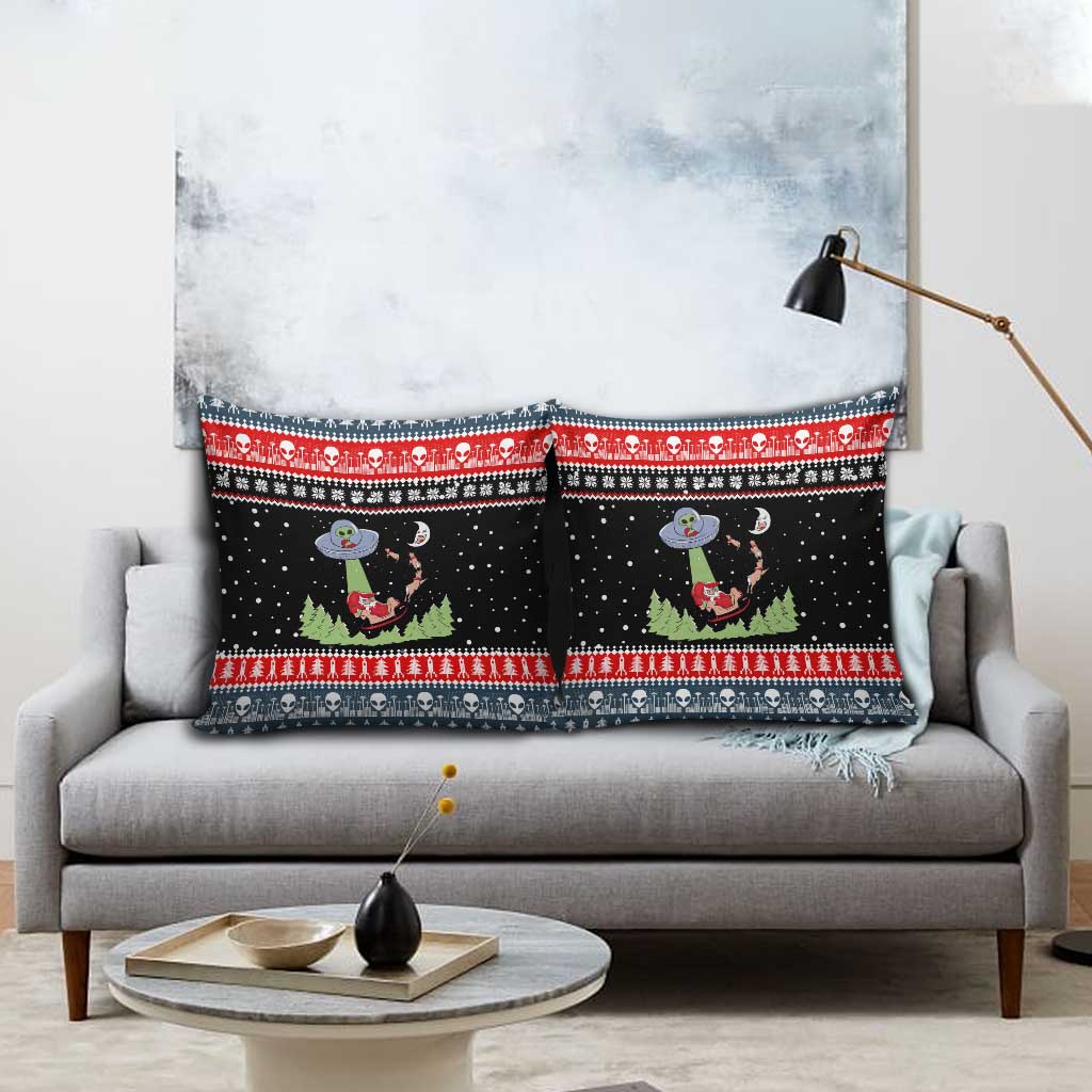 Alien Christmas Pillow Cover Xmas Holiday Patterns - Wonder Print Shop