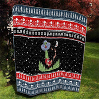 Alien Christmas Quilt Xmas Holiday Patterns - Wonder Print Shop