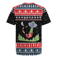 Alien Christmas Rugby Jersey Xmas Holiday Patterns - Wonder Print Shop