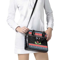 Alien Christmas Shoulder Handbag Xmas Holiday Patterns - Wonder Print Shop