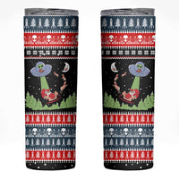 Alien Christmas Skinny Tumbler Xmas Holiday Patterns - Wonder Print Shop
