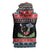 Alien Christmas Sleeveless Zip Hoodie Xmas Holiday Patterns - Wonder Print Shop