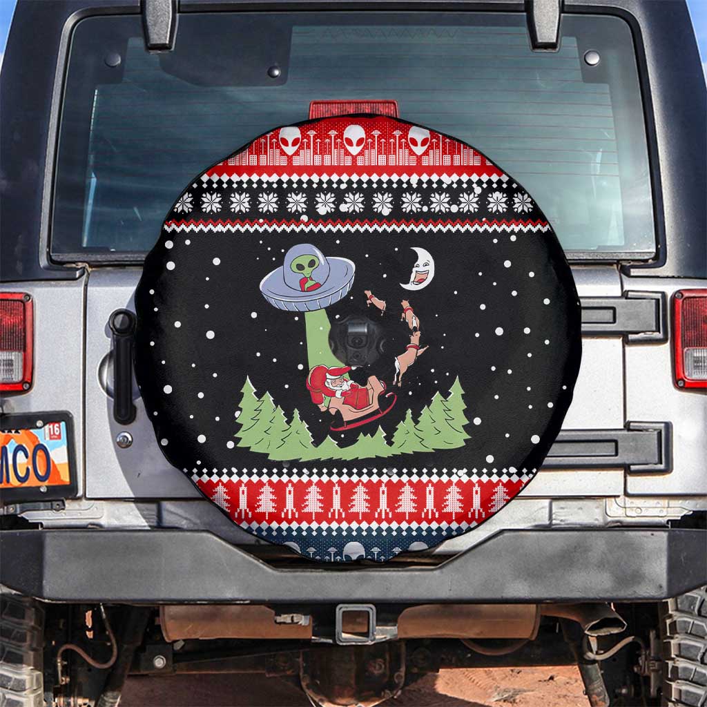 Alien Christmas Spare Tire Cover Xmas Holiday Patterns - Wonder Print Shop