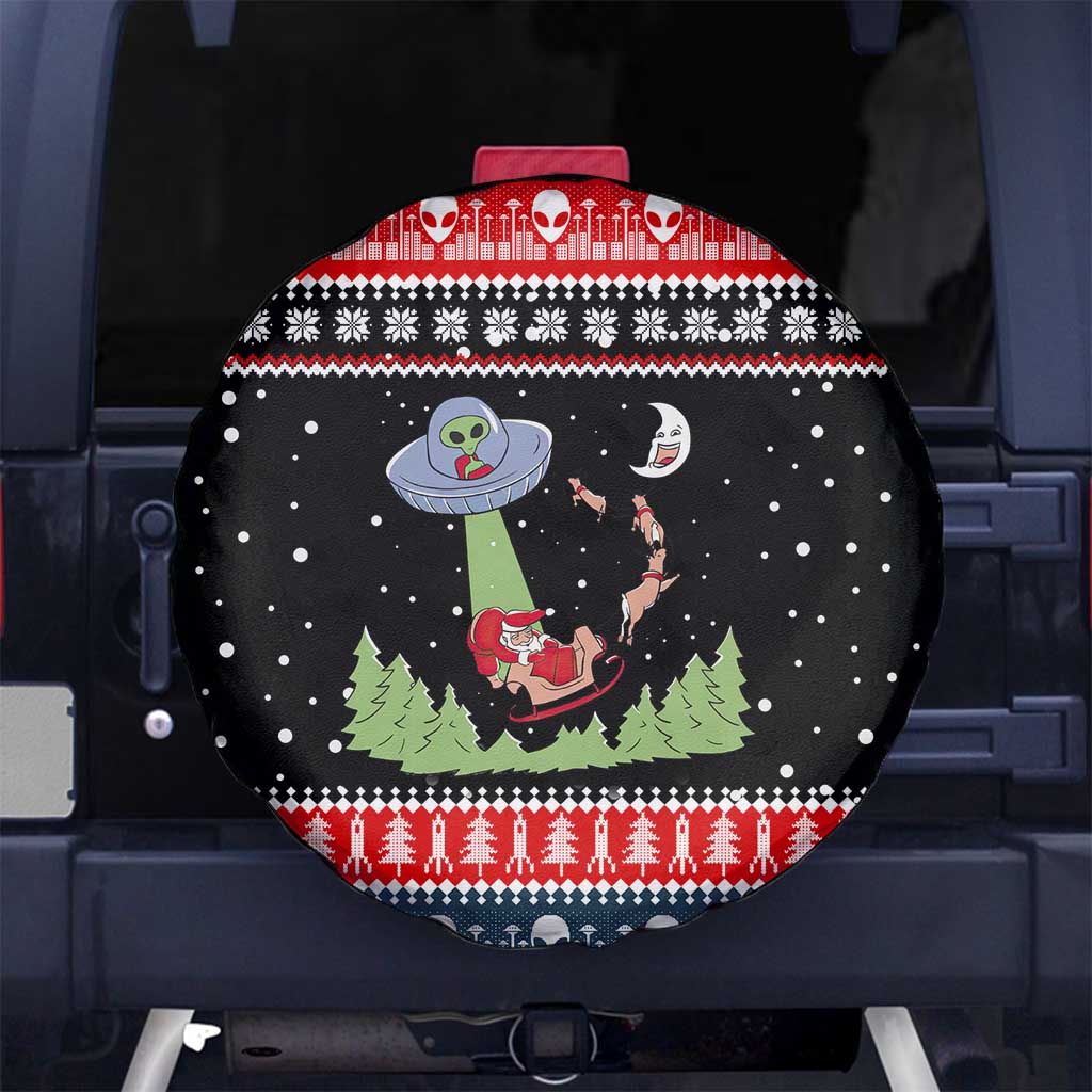 Alien Christmas Spare Tire Cover Xmas Holiday Patterns - Wonder Print Shop