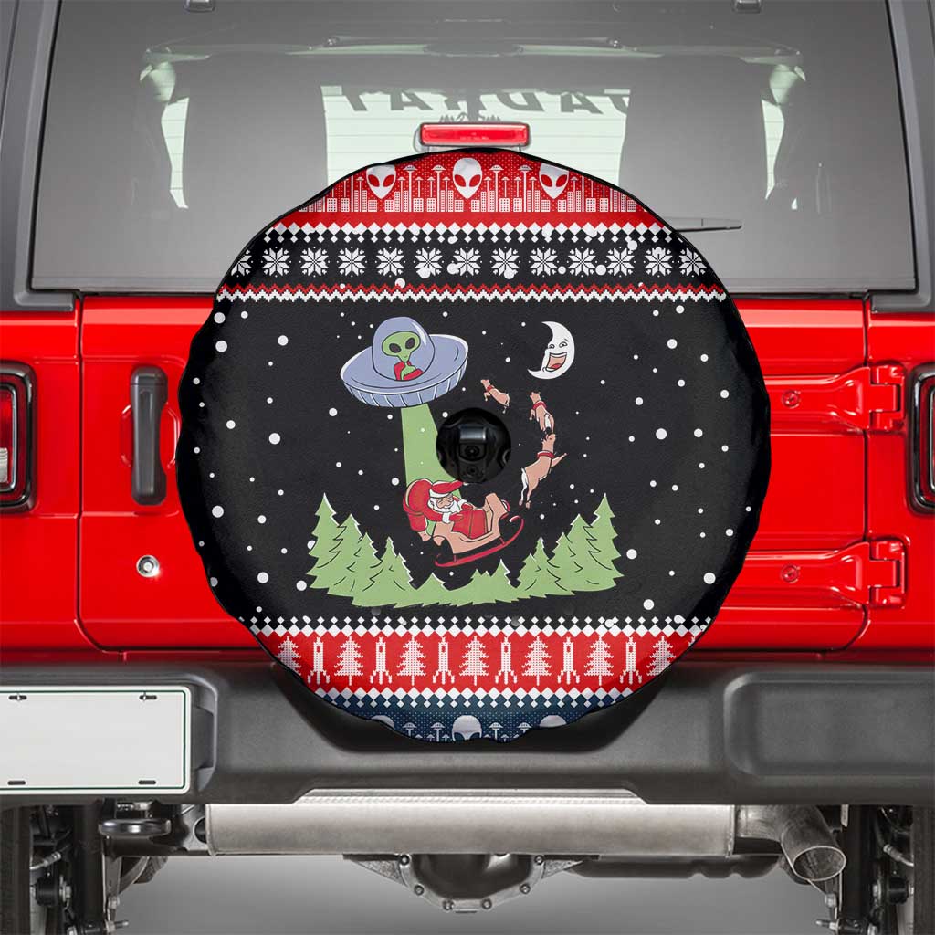 Alien Christmas Spare Tire Cover Xmas Holiday Patterns - Wonder Print Shop