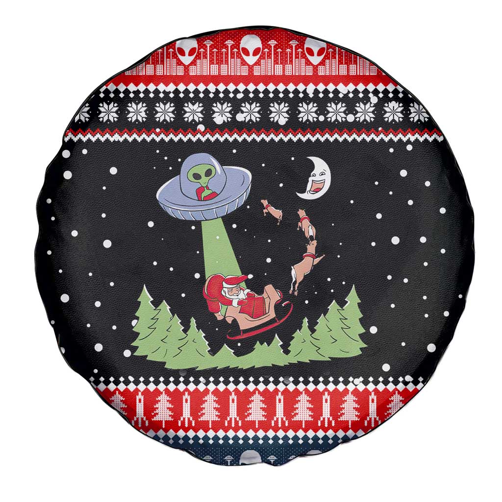Alien Christmas Spare Tire Cover Xmas Holiday Patterns - Wonder Print Shop