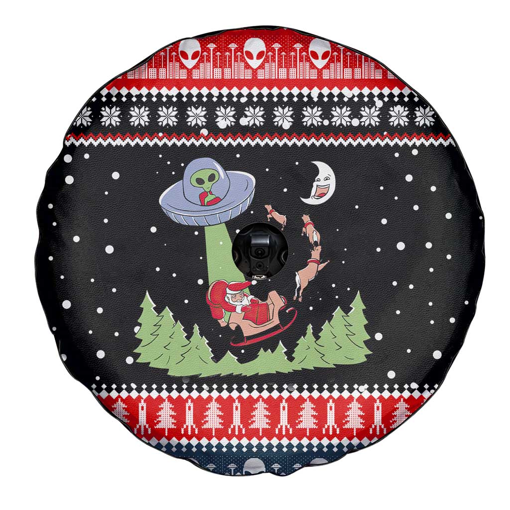 Alien Christmas Spare Tire Cover Xmas Holiday Patterns - Wonder Print Shop