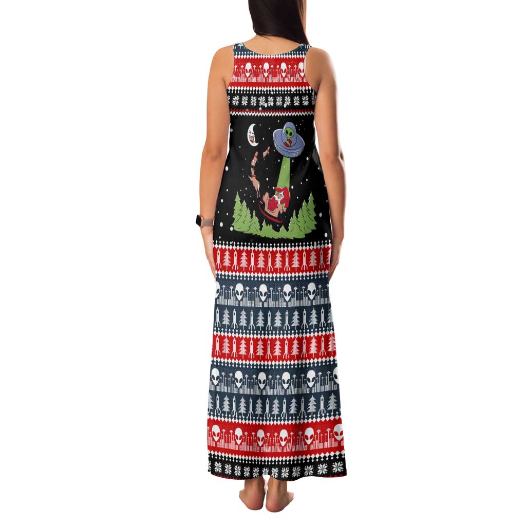 Alien Christmas Tank Maxi Dress Xmas Holiday Patterns - Wonder Print Shop