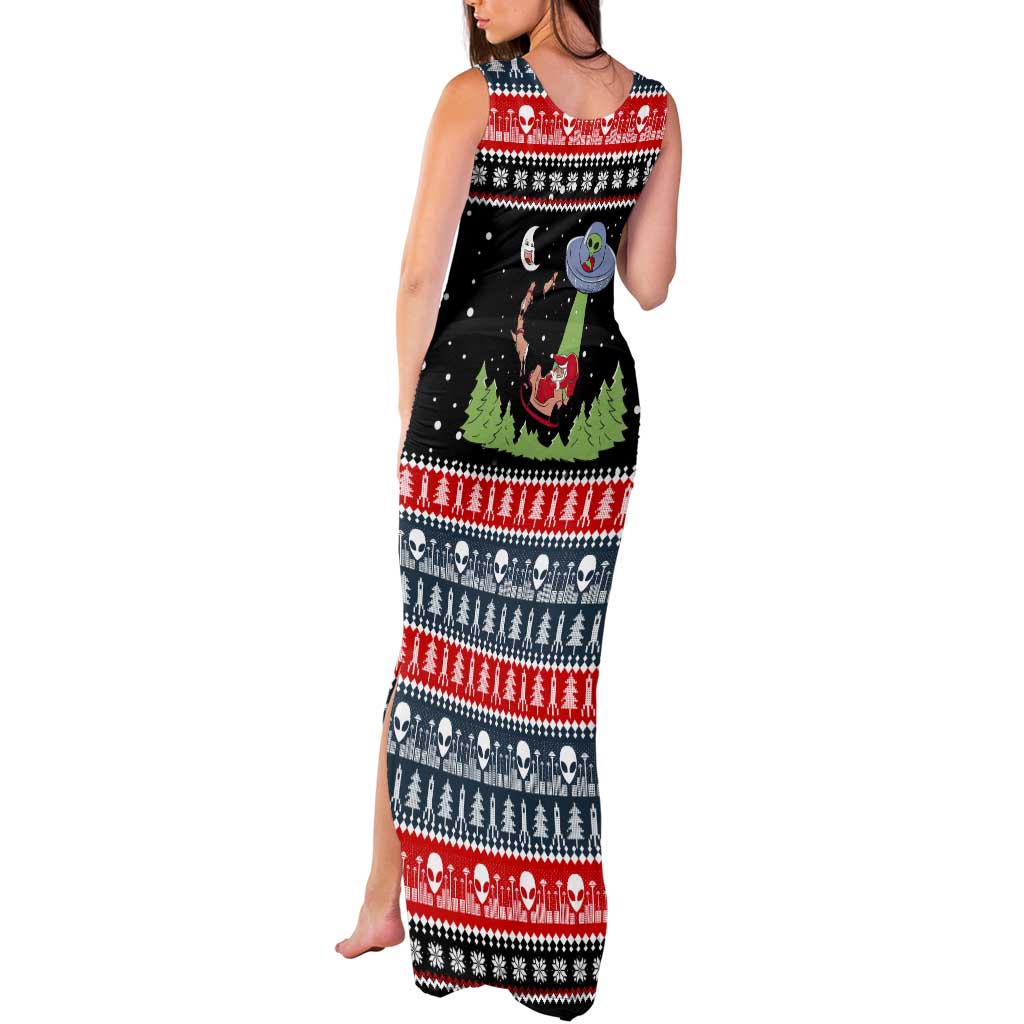 Alien Christmas Tank Maxi Dress Xmas Holiday Patterns - Wonder Print Shop