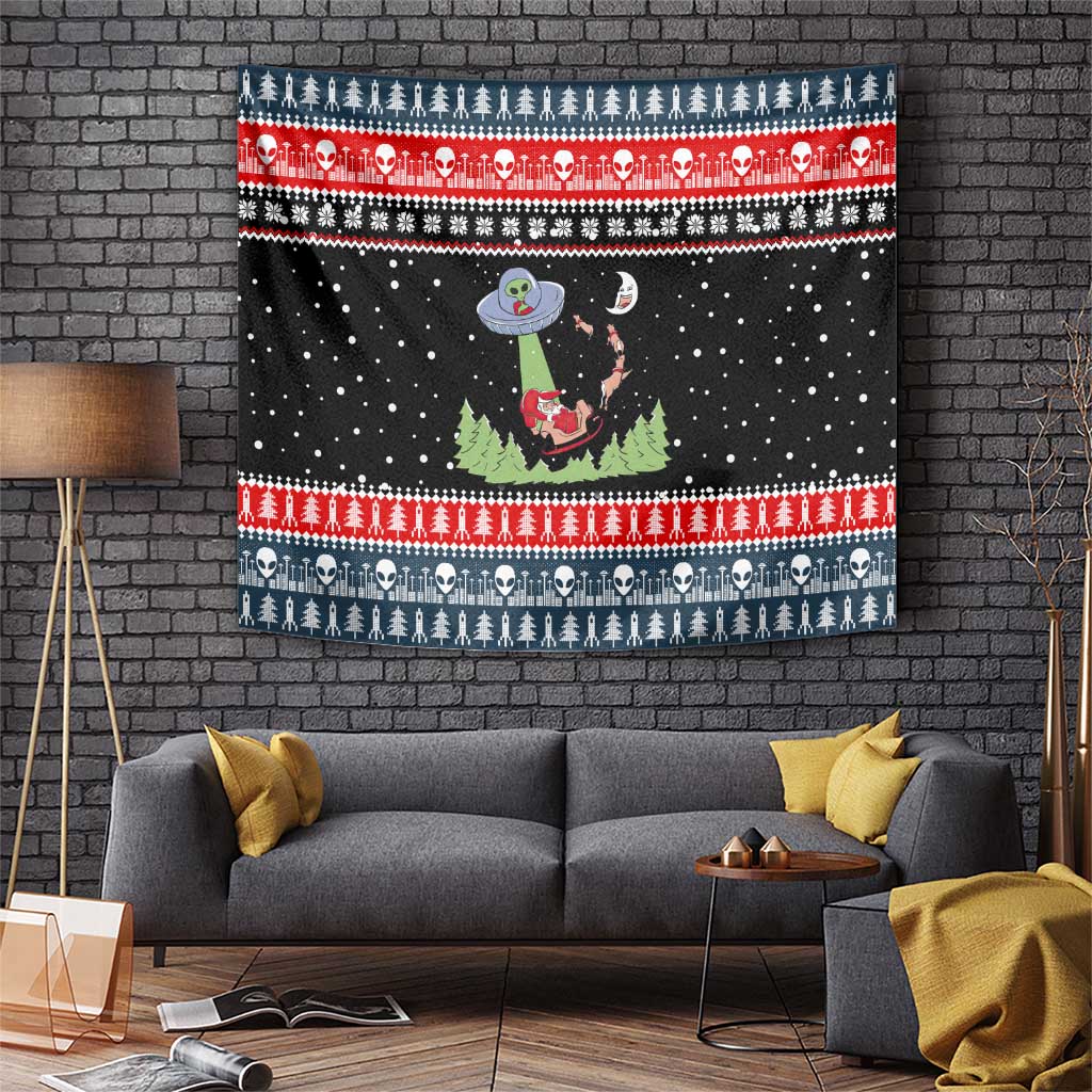 Alien Christmas Tapestry Xmas Holiday Patterns - Wonder Print Shop