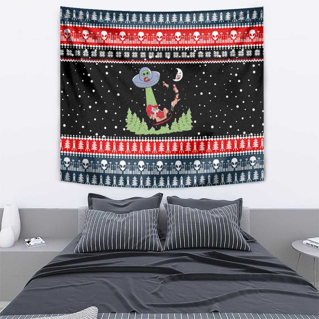 Alien Christmas Tapestry Xmas Holiday Patterns - Wonder Print Shop