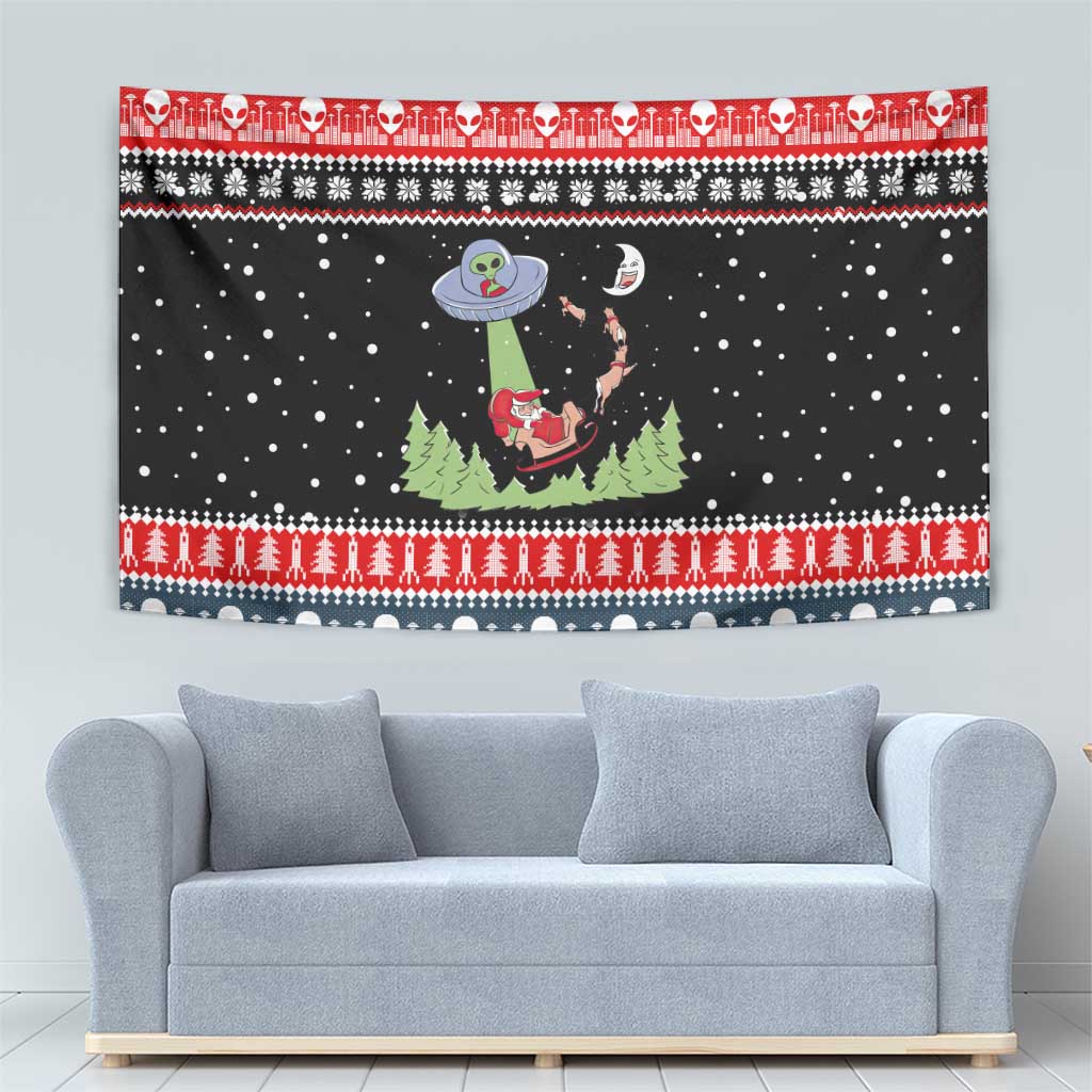 Alien Christmas Tapestry Xmas Holiday Patterns - Wonder Print Shop