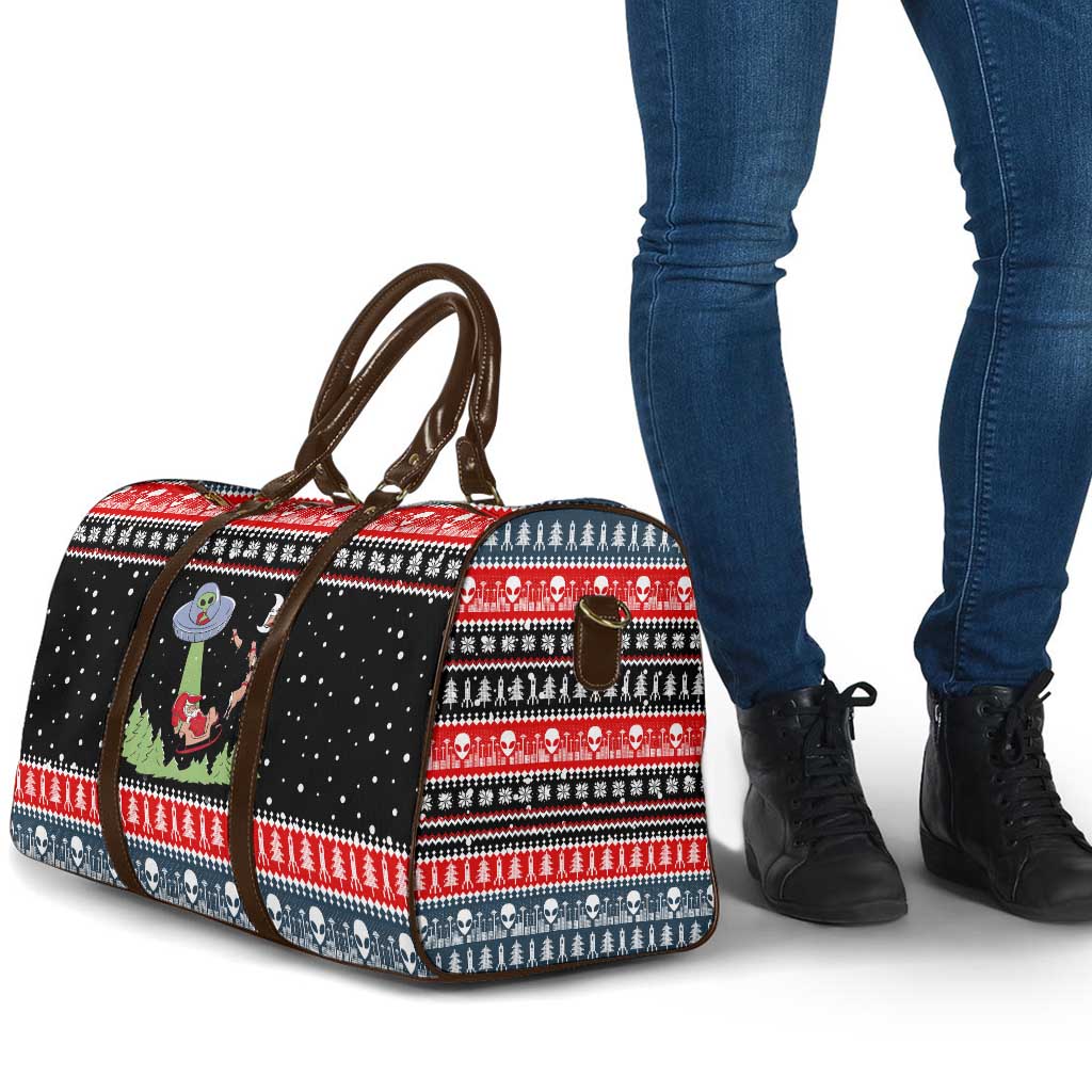 Alien Christmas Travel Bag Xmas Holiday Patterns - Wonder Print Shop