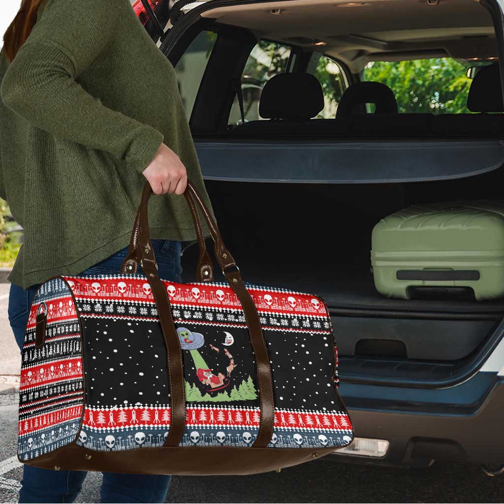 Alien Christmas Travel Bag Xmas Holiday Patterns - Wonder Print Shop