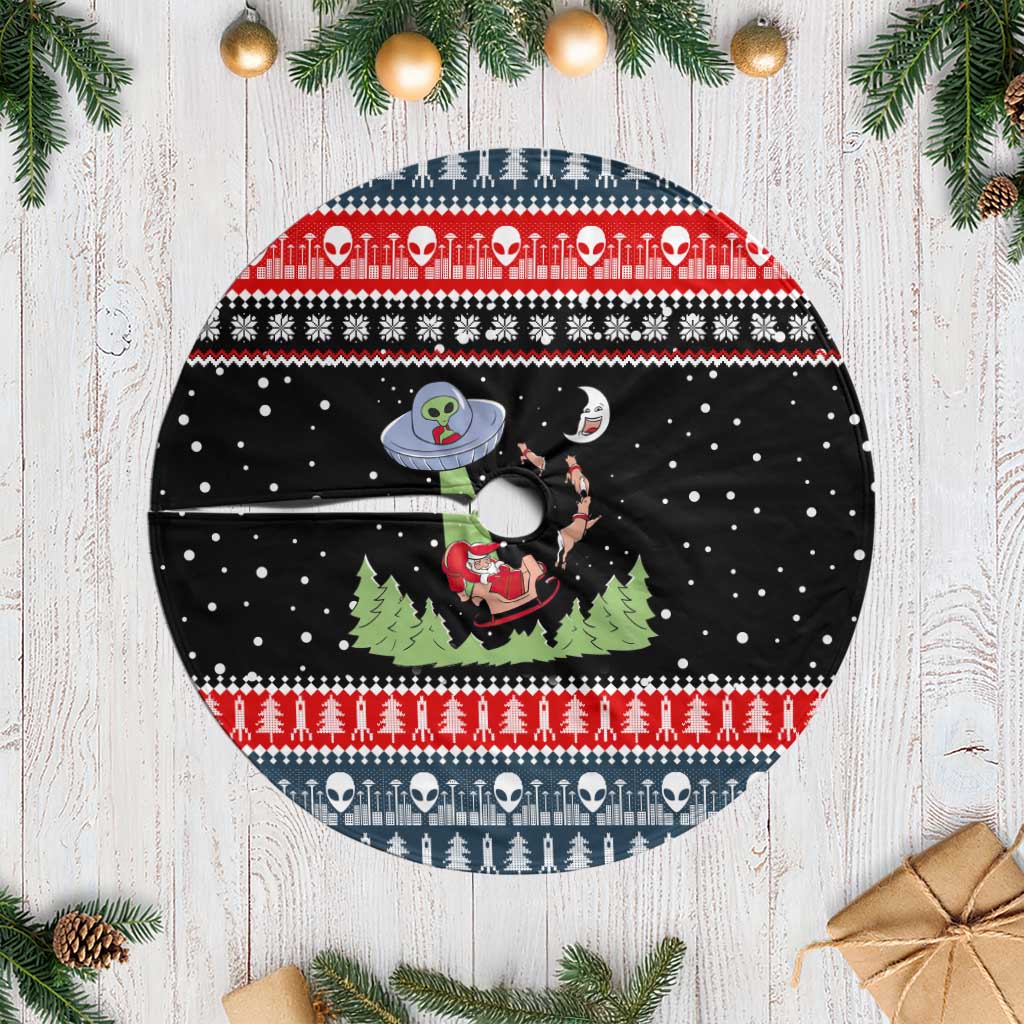 Alien Christmas Tree Skirt Xmas Holiday Patterns - Wonder Print Shop