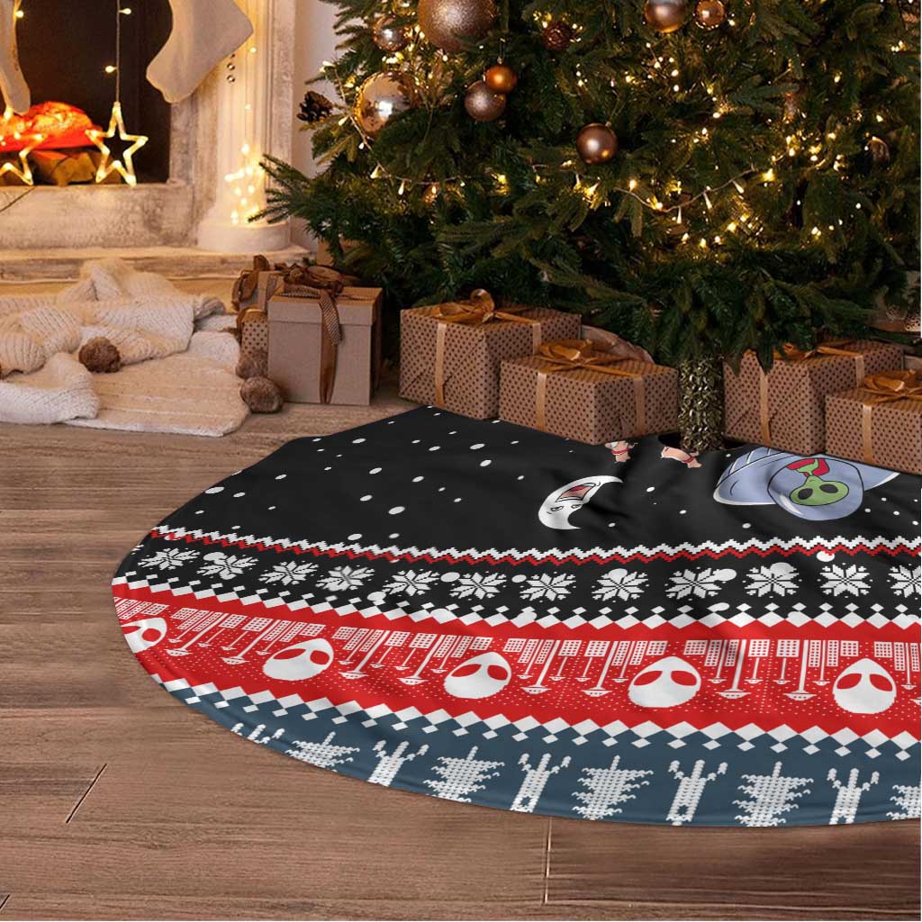 Alien Christmas Tree Skirt Xmas Holiday Patterns - Wonder Print Shop