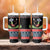Alien Christmas Tumbler With Handle Xmas Holiday Patterns - Wonder Print Shop