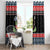 Alien Christmas Window Curtain Xmas Holiday Patterns - Wonder Print Shop