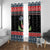 Alien Christmas Window Curtain Xmas Holiday Patterns - Wonder Print Shop