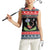 Alien Christmas Women Sleeveless Polo Shirt Xmas Holiday Patterns - Wonder Print Shop