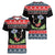 Alien Christmas Women V-Neck T-Shirt Xmas Holiday Patterns - Wonder Print Shop