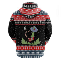 Alien Christmas Zip Hoodie Xmas Holiday Patterns - Wonder Print Shop