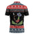 Alien Christmas Zipper Polo Shirt Xmas Holiday Patterns - Wonder Print Shop