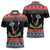 Alien Christmas Zipper Polo Shirt Xmas Holiday Patterns - Wonder Print Shop