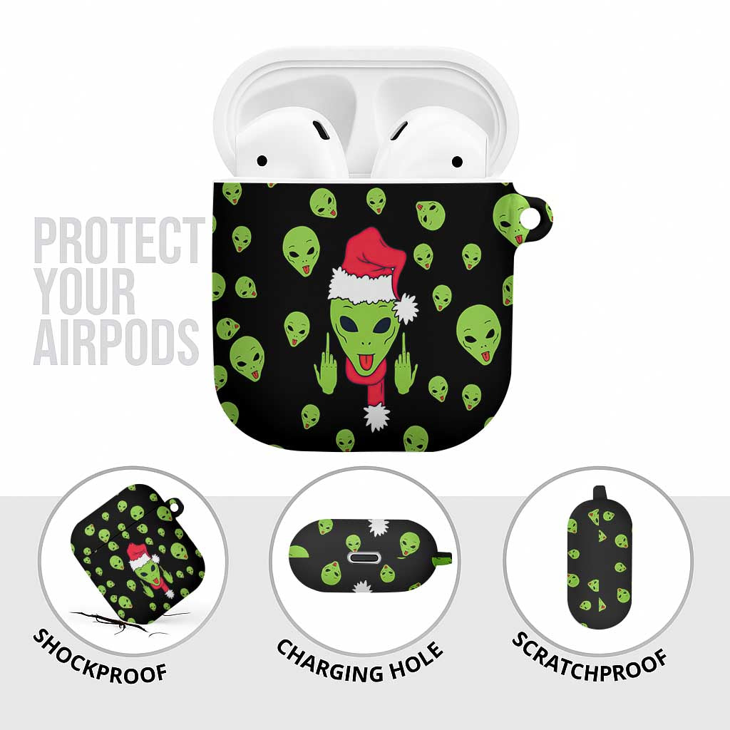 Alien Christmas AirPods Case Xmas Holiday Patterns - Wonder Print Shop