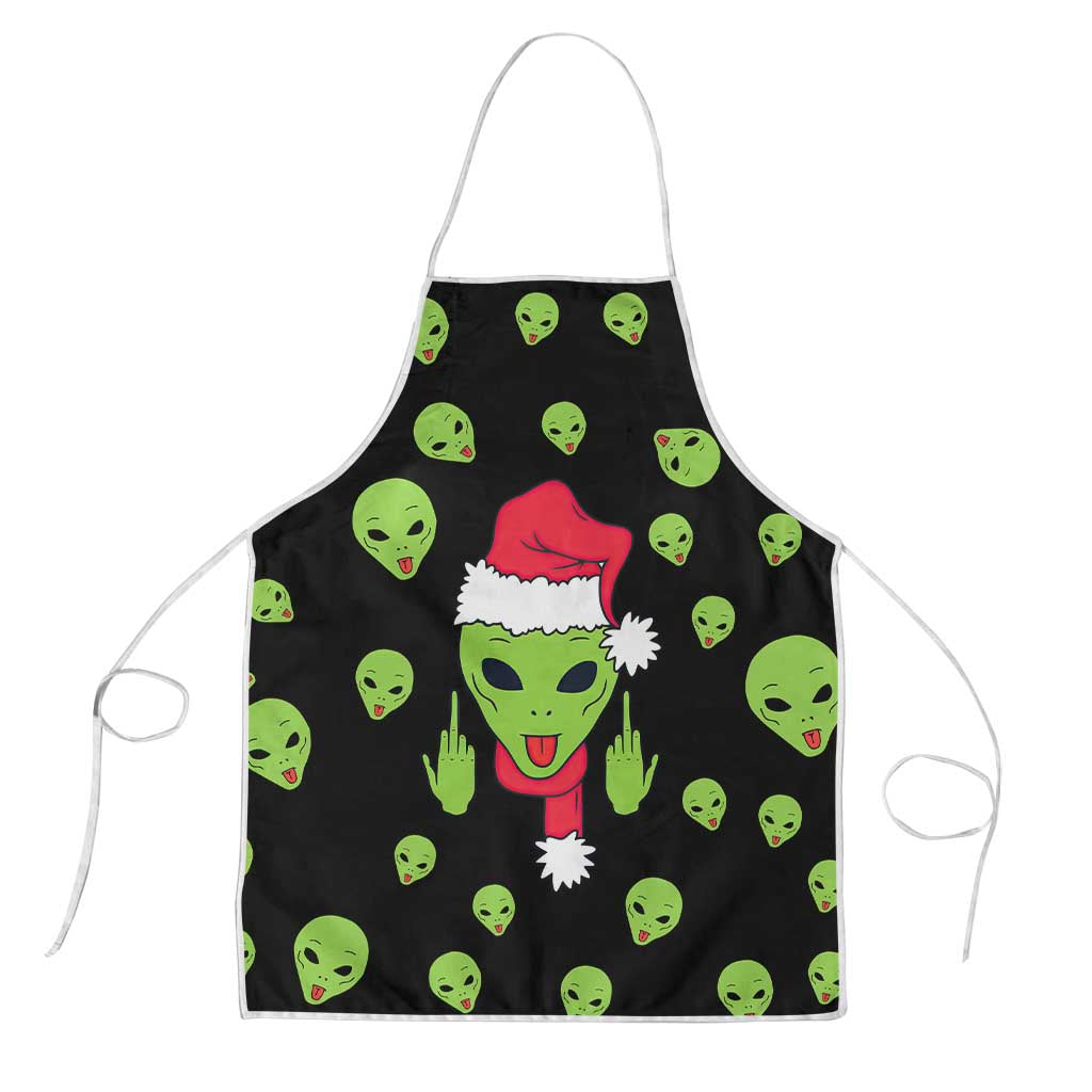 Alien Christmas Apron Xmas Holiday Patterns - Wonder Print Shop