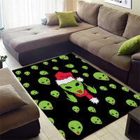 Alien Christmas Area Rug Xmas Holiday Patterns - Wonder Print Shop