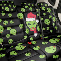 Alien Christmas Back Car Seat Cover Xmas Holiday Patterns - Wonder Print Shop