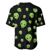 Alien Christmas Baseball Jersey Xmas Holiday Patterns - Wonder Print Shop