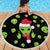 Alien Christmas Beach Blanket Xmas Holiday Patterns - Wonder Print Shop