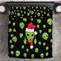 Alien Christmas Bedding Set Xmas Holiday Patterns - Wonder Print Shop