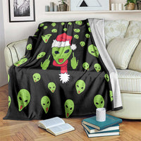 Alien Christmas Blanket Xmas Holiday Patterns - Wonder Print Shop