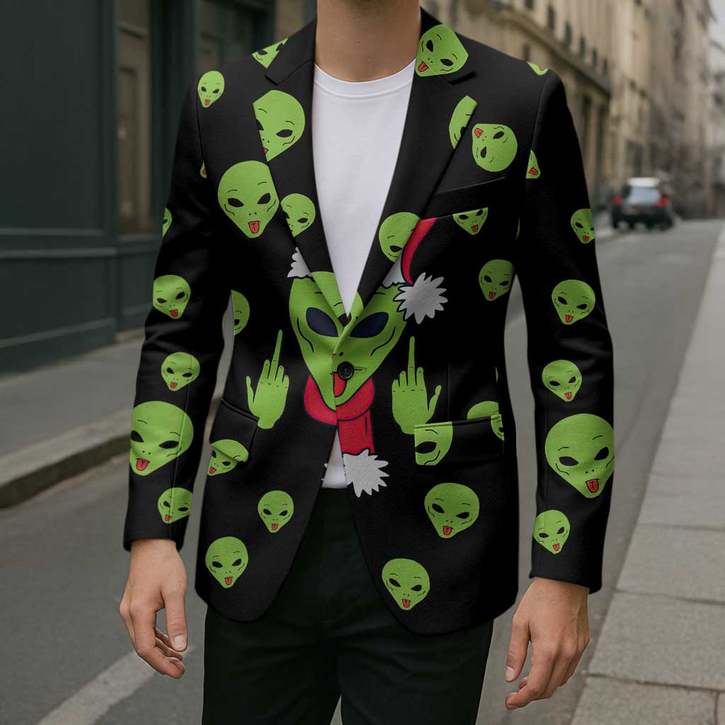 Alien Christmas Blazer Xmas Holiday Patterns - Wonder Print Shop