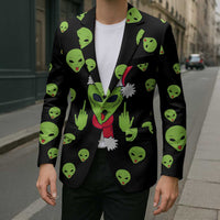 Alien Christmas Blazer Xmas Holiday Patterns - Wonder Print Shop
