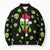Alien Christmas Bomber Puffer Jacket Xmas Holiday Patterns - Wonder Print Shop